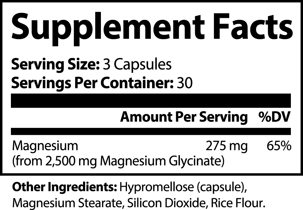 Magnesium Glycinate Capsules